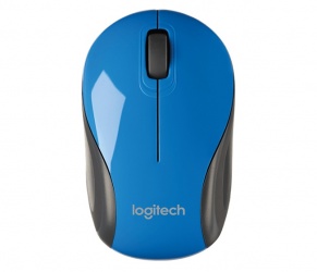 Mouse Logitech Óptico M187, RF Inalámbrico, 1000DPI, Azul 