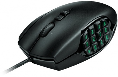Mouse Ergonómico Gamer Logitech G600 Láser, Alámbrico, USB, 8200DPI, Negro 