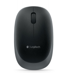 Mouse Logitech Óptico M165, Inalámbrico, USB, 1000DPI, Negro/Gris 