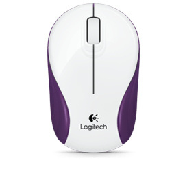 Mini Mouse Logitech Óptico M187, Inalámbrico, USB, 1000DPI, Blanco 