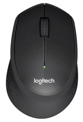 Mouse Logitech Óptico M330 Silent Plus, Inalámbrico, USB, 1000DPI, Negro 