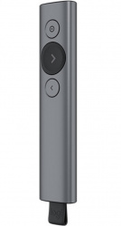 Logitech Presentador Inalámbrico Spotlight, USB, Gris 