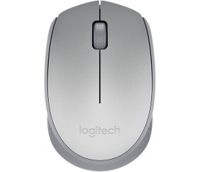 Mouse Ergonómico Logitech Óptico M170, Inalámbrico, USB, 1000DPI, Gris Claro 