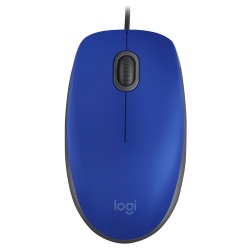 Mouse Logitech Óptico M110 Silent, Alámbrico, USB, 1000DPI, Azul 