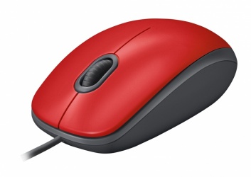Mouse Logitech Óptico M110 Silent, Alámbrico, USB, 1000DPI, Rojo 