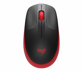 Mouse Logitech Óptico Logitech M190, RF Inalámbrico, 1000DPI, Rojo 