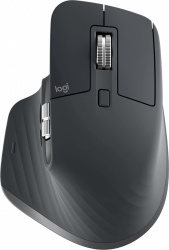 Mouse Ergonómico Logitech Óptico MX Master 3 para Empresa, RF Inalámbrico, Bluetooth, 4000DPI, Grafito 