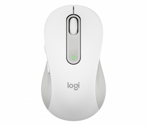 Mouse Logitech Óptico M650 L, Inalámbrico, Bluetooth, 2000 DPI, Blanco 