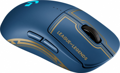 Mouse Gamer Logitech Óptico G Pro Edición League of Legends, Inalámbrico, USB, 25.600DPI, Azul 