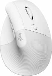 Mouse Vertical Ergonómico Logitech Óptico Lift, Inalámbrico, USB-A, 1000DPI, Blanco 