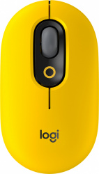 Mouse Logitech Óptico POP, Inalámbrico, Bluetooth, 4000DPI, Amarillo 
