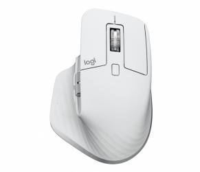 Mouse Ergonómico Logitech Óptico MX Master 3s, Inalámbrico, Bluetooth, 8000DPI, Gris Pálido 