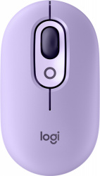 Mouse Logitech Óptico POP, Inalámbrico, Bluetooth, 4000DPI, Morado 
