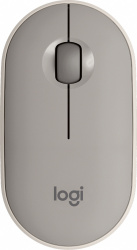 Mouse Logitech Óptico Pebble M350, Inalámbrico, Bluetooth, 1000DPI, Arena 