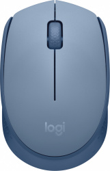 Mouse Ergonómico Logitech Óptico M170, Inalámbrico, USB, 1000DPI, Azul 