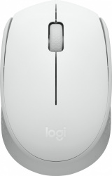 Mouse Ergonómico Logitech Óptico M170, Inalámbrico, USB, 1000DPI, Blanco 