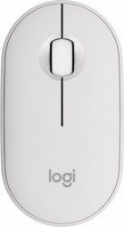 Mouse Logitech Óptico Pebble 2 M350s, Inalámbrico, RF + Bluetooth, 4000DPI, Blanco 