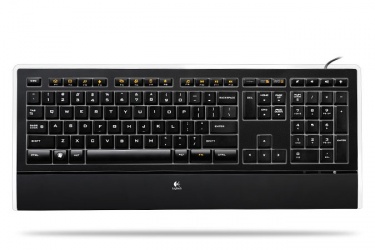 Teclado Logitech Illuminated Negro 