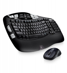 Kit de Teclado y Mouse Logitech MK550, Inalámbrico, USB, Negro (Inglés) 