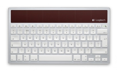 Logitech Mini Teclado K760, Bluetooth, para Mac, Blanco 