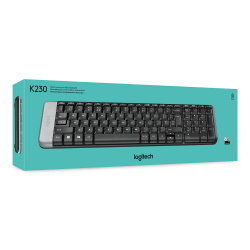 Teclado Logitech K230, Inalámbrico, USB, Negro (Español) 