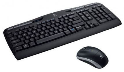 Kit de Teclado y Mouse Logitech MK330, Inalámbrico, USB, Negro 