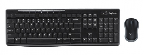 Kit de Teclado y Mouse Logitech MK270, Inalámbrico, USB, Negro (Inglés) 