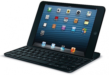 Logitech Mini Teclado Ultrafino, Bluetooth, Negro, para iPad Mini 