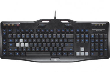 Teclado Gamer Logitech G105, Alámbrico, USB, Negro (Inglés) 