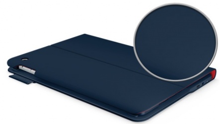 Logitech Mini Teclado Cover Ultra-Delgado para iPad Air, Bluetooth, Marina 