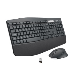 Kit de Teclado y Mouse Logitech MK850, Inalámbrico, RF Inalámbrico + Bluetooth, Negro (Inglés) 