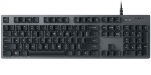 Teclado Logitech K840, Alámbrico, USB, Negro (Inglés) 