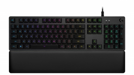 Teclado Gamer Logitech G513 RGB, Teclado Mecánico, Romer-G Táctil, Alámbrico, Negro (Inglés) 