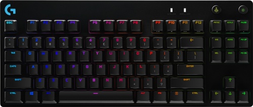 Teclado Gamer Logitech G Pro X RGB, Teclado Mecánico, GX Blue, Alámbrico, Negro (Inglés) 