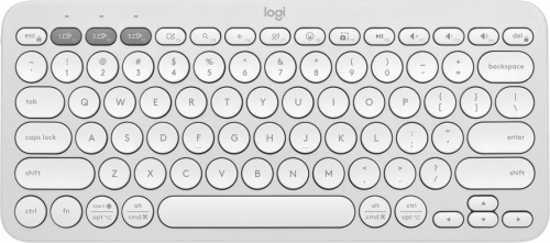 Teclado Logitech K380, Inalámbrico, Bluetooth, Blanco (Español) 