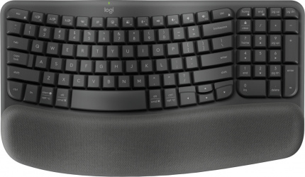 Teclado Logitech Wave Keys, Inalámbrico, Bluetooth, Grafito (Español) 