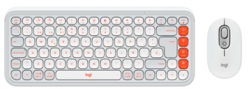 Kit de Teclado y Mouse Logitech 920-013055, Inalámbrico, Bluetooth, Blanco, Español 