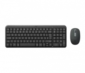 Kit de Teclado y Mouse Logitech MK250 Compact, Inalámbrico, Bluetooth, Gris, Español 