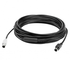 Logitech Cable Mini-DIN-6 Macho - Mini-DIN-6 Macho, 10 Metros, Negro, para Logitech Group 