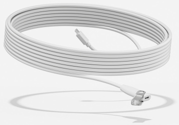 Logitech Cable de Extensión para Sistema Rally, 10 Metros, Blanco 