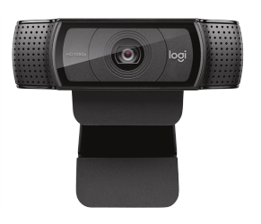 Logitech Webcam HD Pro C920 con Micrófono, Full HD, 1920 x 1080 Pixeles, USB 2.0, Negro 