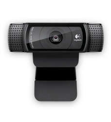 Logitech Webcam con Micrófono C920, 15MP, 1920 x 1080 Pixeles, USB 2.0, Negro 