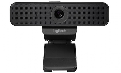 Logitech Webcam con Micrófono C925e, 1920 x 1080 Pixeles, USB 2.0, Negro 