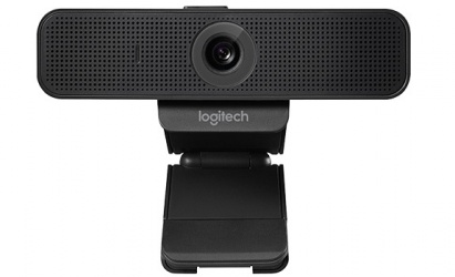 Logitech Webcam con Micrófono C925e, 1920 x 1080 Pixeles, USB 2.0, Negro 