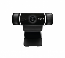 Logitech Webcam HD Pro Stream C922, 1920x1080 Pixeles, USB, Negro 