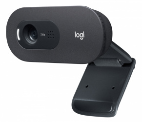 Logitech Webcam C505 HD, 720p, 1280 x 720 Pixeles, USB, Negro 