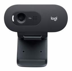 Logitech Webcam C505e, 720p, 1280 x 720 Pixeles, USB, Negro 