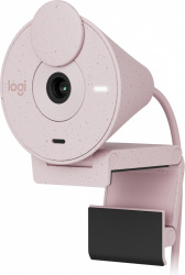 Logitech Webcam Brio 300, 2MP, 1920 x 1080 Pixeles, USB-C, Rosa 