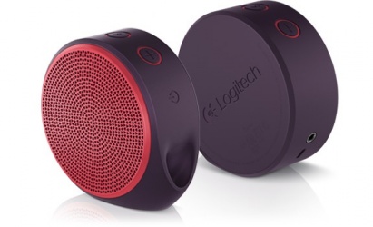 Logitech Mini Bocina Portátil X100, Bluetooth, 1.0, Rojo 