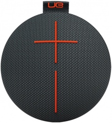 Logitech Bocina Portátil UE ROLL 2, Bluetooth, Inalámbrico, Negro/Naranja - Resistente al Agua 